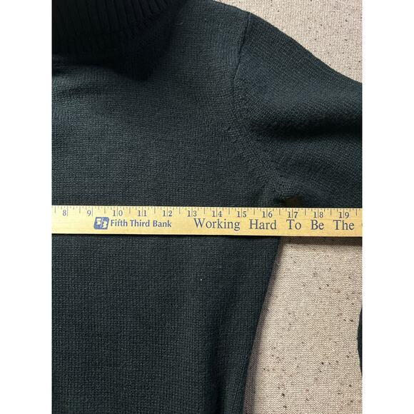 Venus Sweater Dress Women's Medium Belted Turtleneck Academia Preppy - Picture 3 of 7